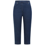 Emreco Classic Denim Blue Stretch Crop Pants (Size 18)_7973241