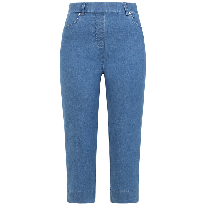 Emreco Casual Slim Fit Stretch Denim Crop Trousers 7973247 1