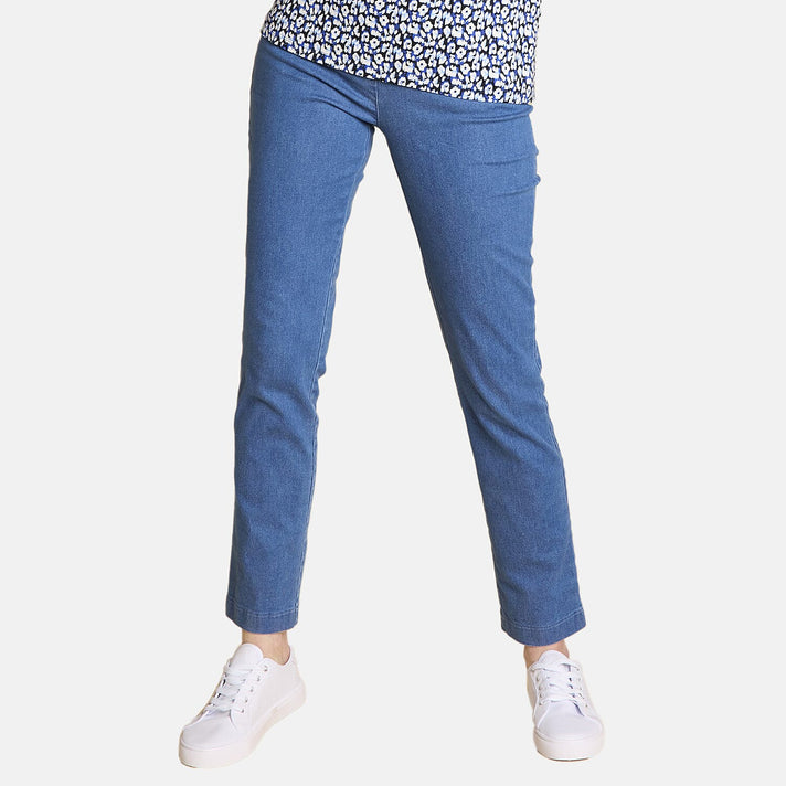 Emreco Comfortable Stretch Denim Ankle Grazer Trousers with 27 Inch Inseam 7973261 1