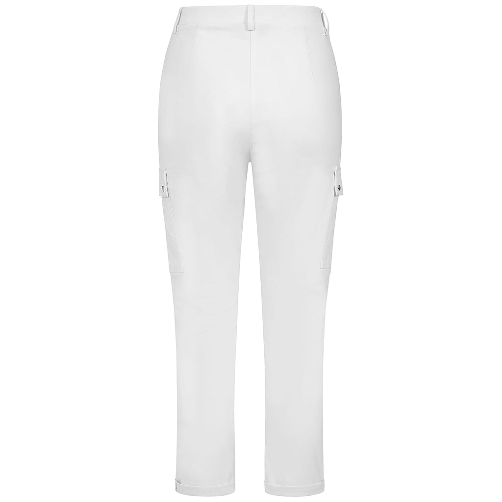 Emreco Cargo Pocket Stretch Combat Utility Trousers (Size 20) - White_7973387_3