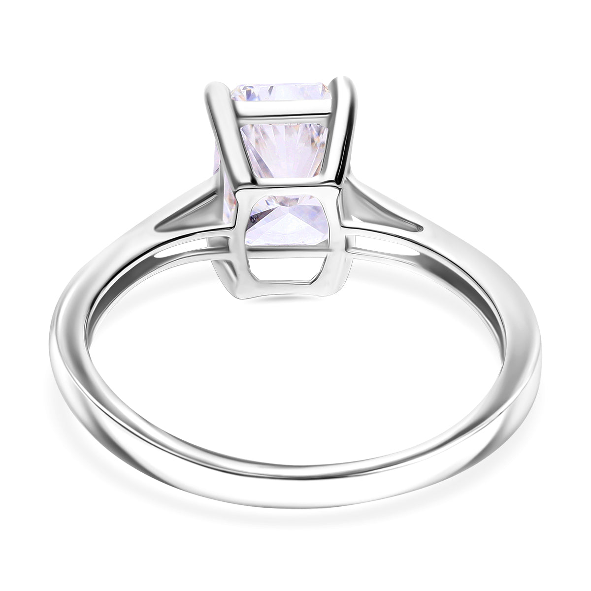 LUXURIANT 2 Ct. Lab Grown Diamond Radiant-Cut Solitaire Ring in 950 Platinum SGL Certified 7975880 4
