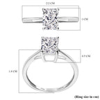 Luxuriant - 950 Platinum SGL Certified Rare Radiant Cut (VS/GH) Lab Grown Diamond Ring 2.00 Ct, Platinum Wt. 4.49 Gms._7975880_4