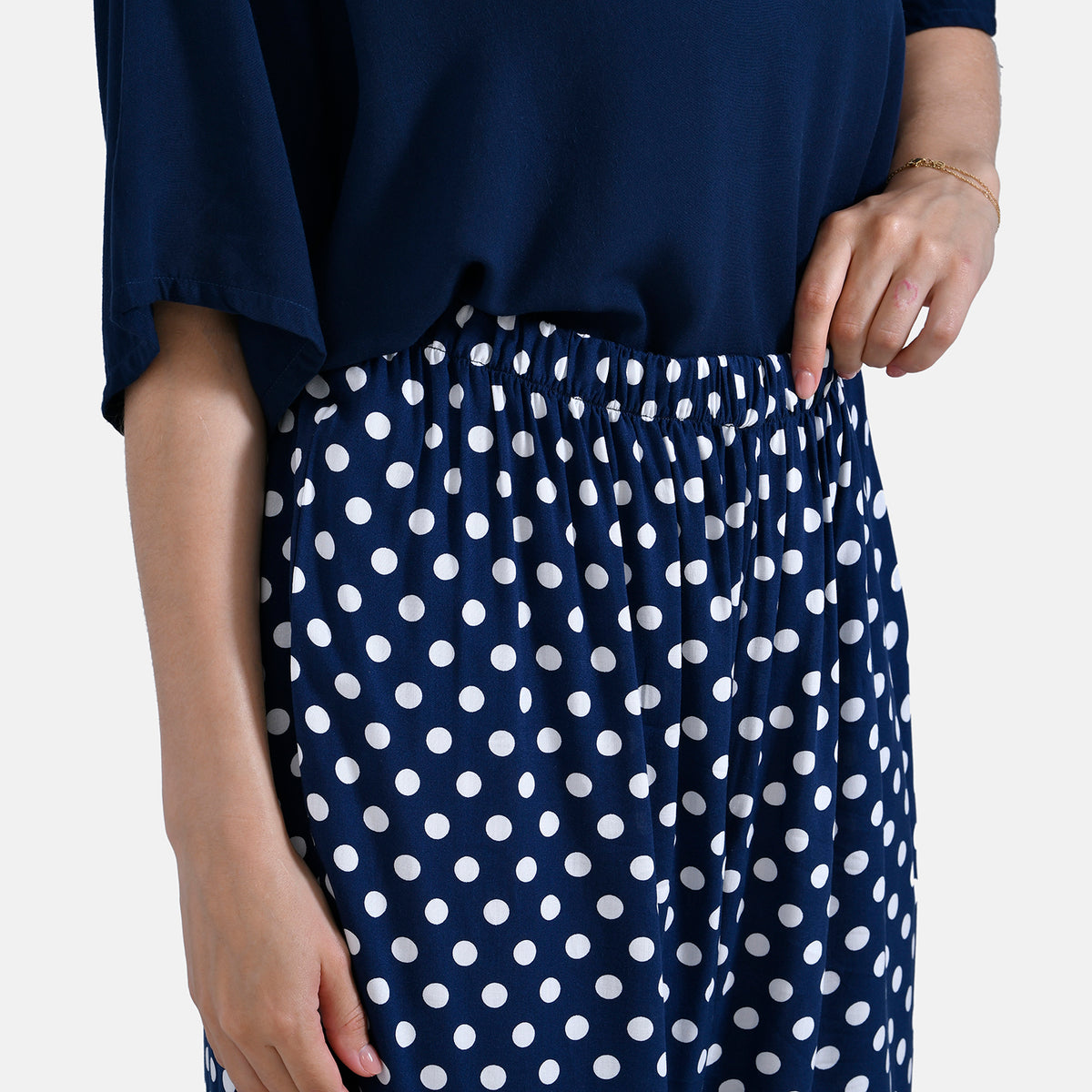 La Marey Relaxed Fit Polka Dot Loungewear Co-ords Set V32567201 8