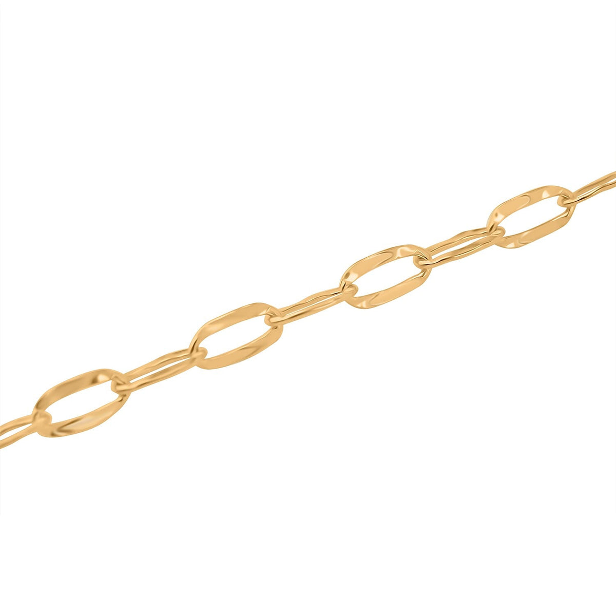 NY Close Out- Gold Overlay Sterling Silver Link Chain with Lobster Clasp 20 Inch 7977138 1