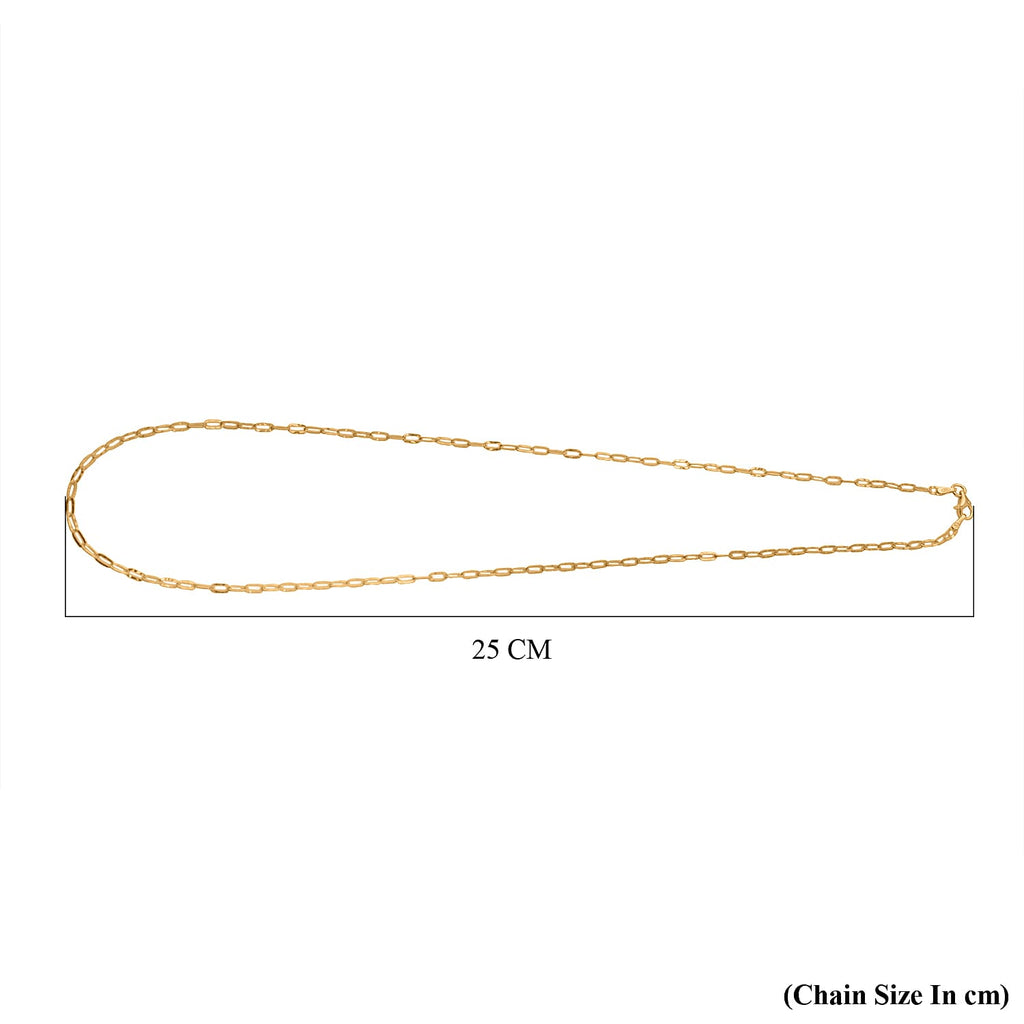 NY Close Out- Gold Overlay Sterling Silver Necklace (Size - 20)