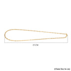 NY Close Out- Gold Overlay Sterling Silver Necklace (Size - 20)
