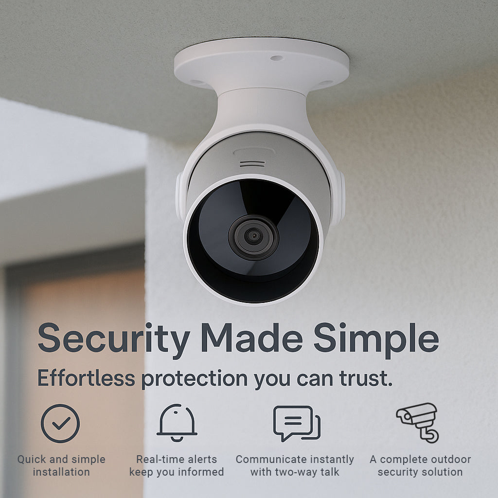 Alpina Garden IP65 Smart Outdoor Camera - Night Vision 230V V32520523 2