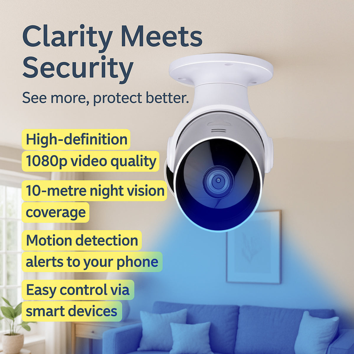 Alpina Garden IP65 Smart Outdoor Camera - Night Vision 230V V32520523 5