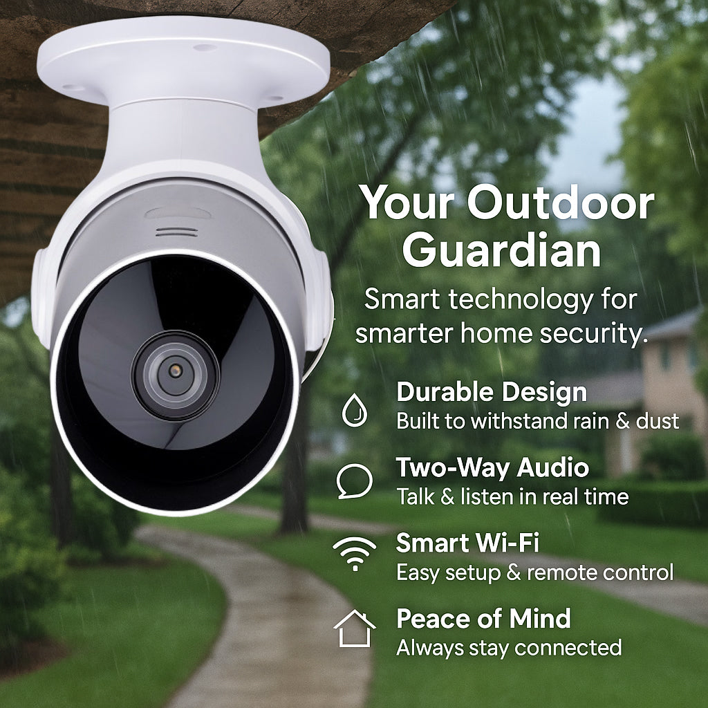 Alpina Garden IP65 Smart Outdoor Camera - Night Vision 230V V32520523 6