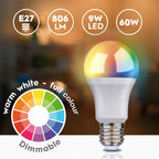 Alpina RGB Smart Wi-Fi Bulb E27 9W - White_7977734_1