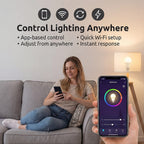 Alpina RGB Smart Wi-Fi Bulb E27 9W - White_7977734