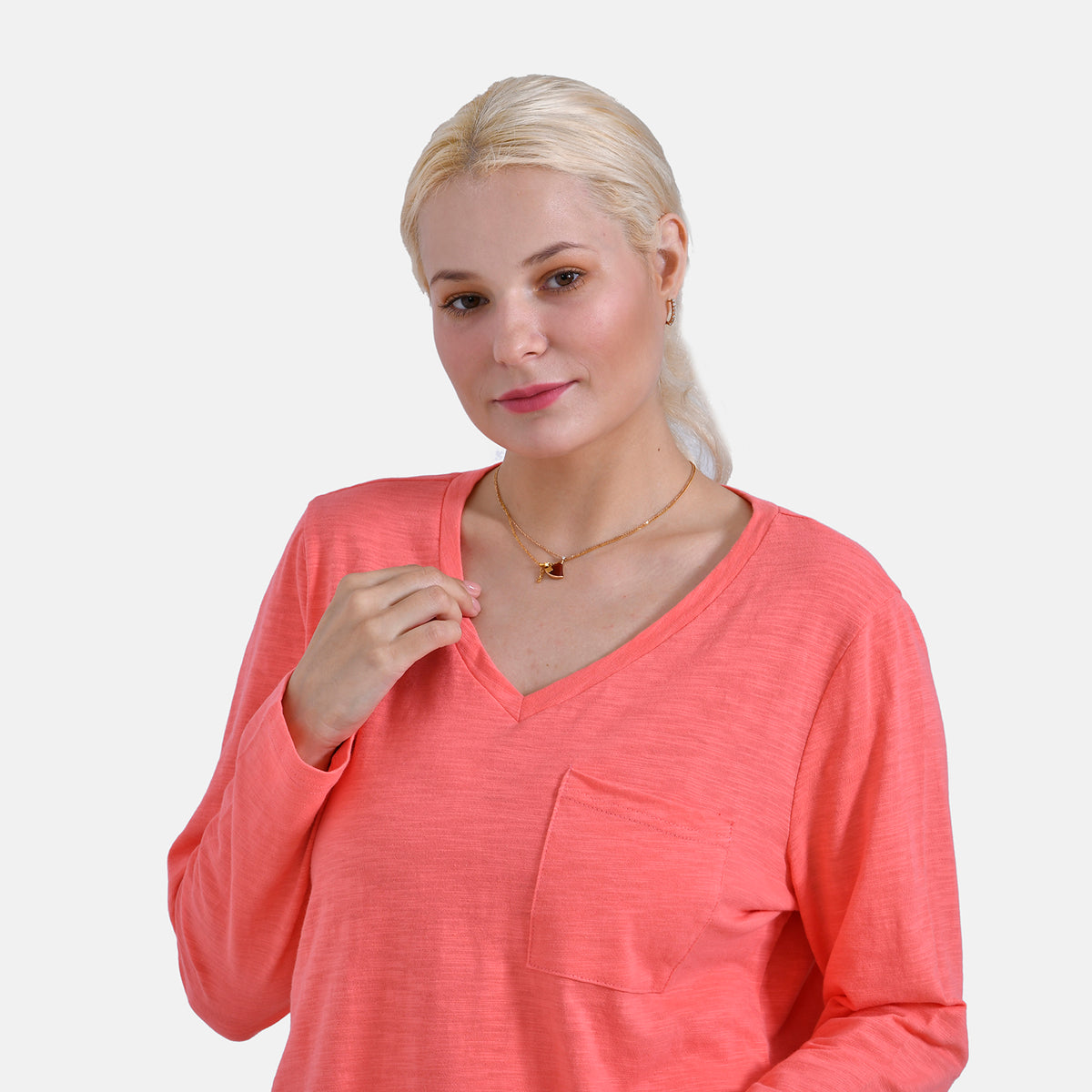 La Marey Cotton Patterned Top V32566213 4