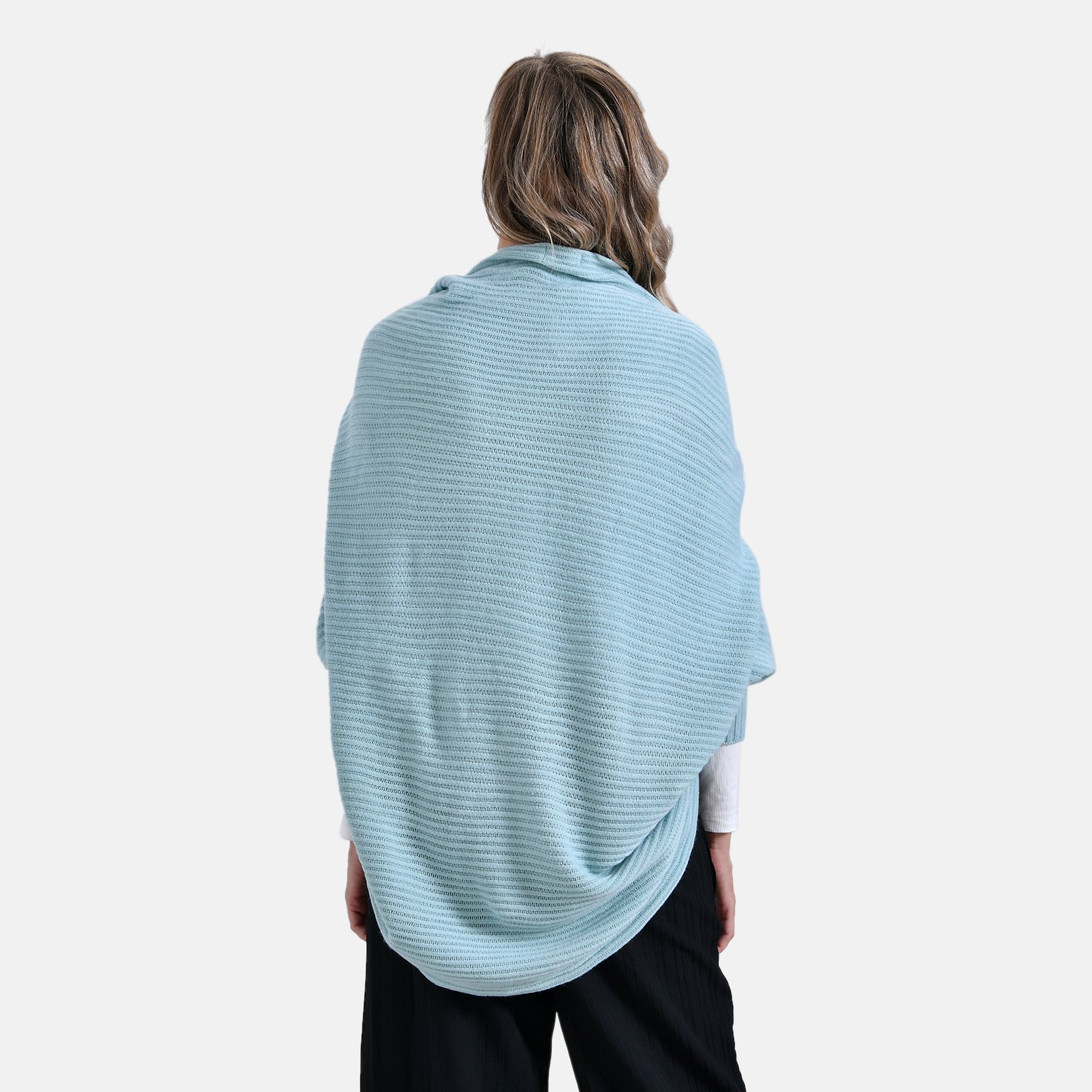 Tamsy Casual Knit Batwing Sleeve Open Cardigan (One Size) - Moss 7978883 1