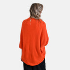 Tamsy Casual Knit Batwing Sleeve Open Cardigan (One Size) - Orange_7978884_1