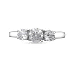 Luxuriant Diamond 9K White Gold SGL Certified Lab Grown Diamond (VS-G-H) Ring 1.00 Ct.