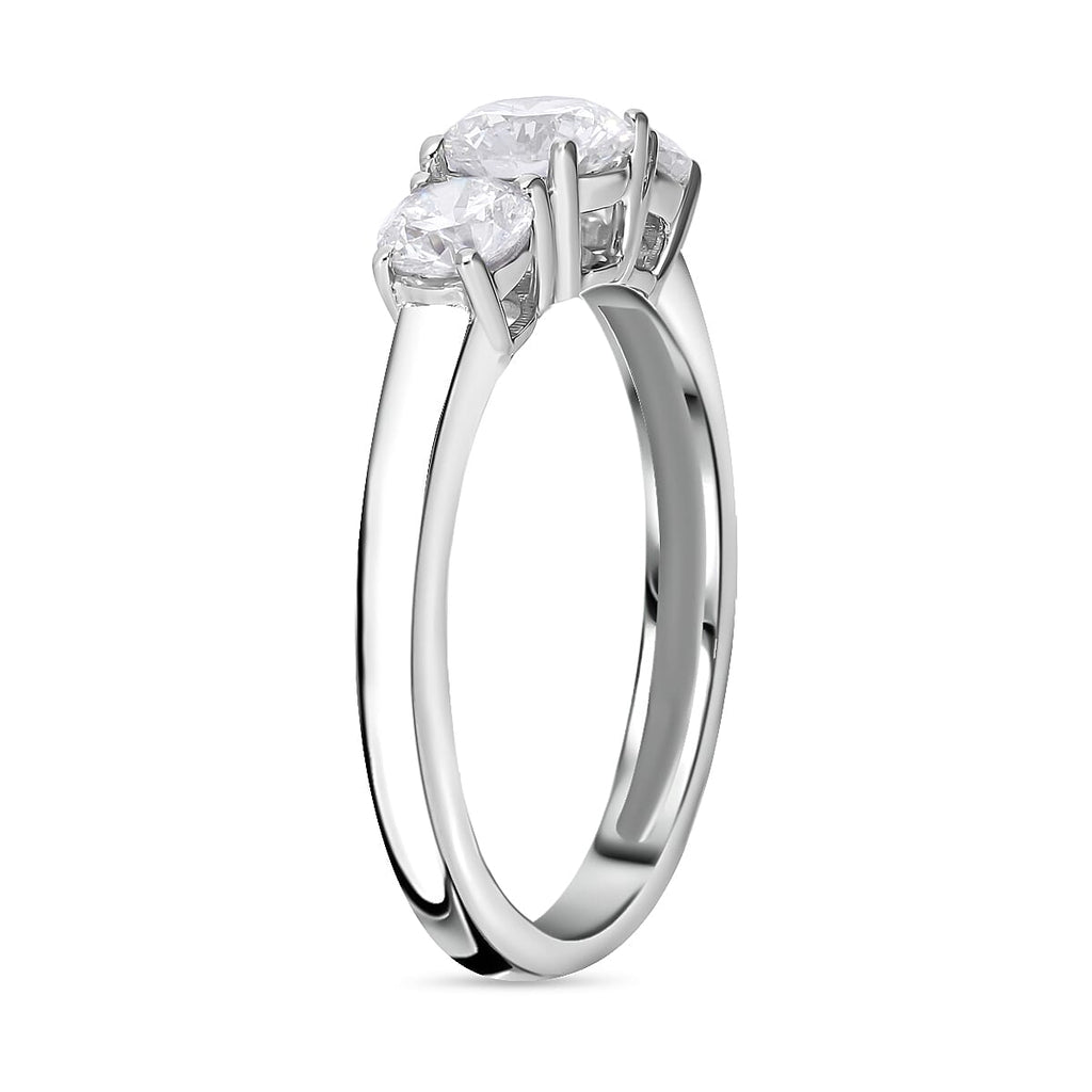 Luxuriant Diamond 9K White Gold SGL Certified Lab Grown Diamond (VS-G-H) Ring 1.00 Ct.