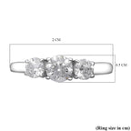 Luxuriant Diamond 9K White Gold SGL Certified Lab Grown Diamond (VS-G-H) Ring 1.00 Ct.
