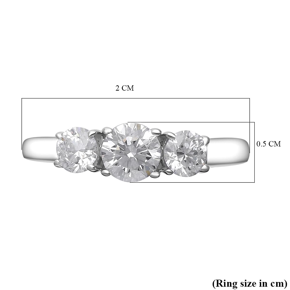 1 Ct (Sz- N) Luxuriant Diamond 9K White Gold SGL Certified Lab Grown Diamond (VS-G-H) Ring 1.00 Ct. 7979484 6