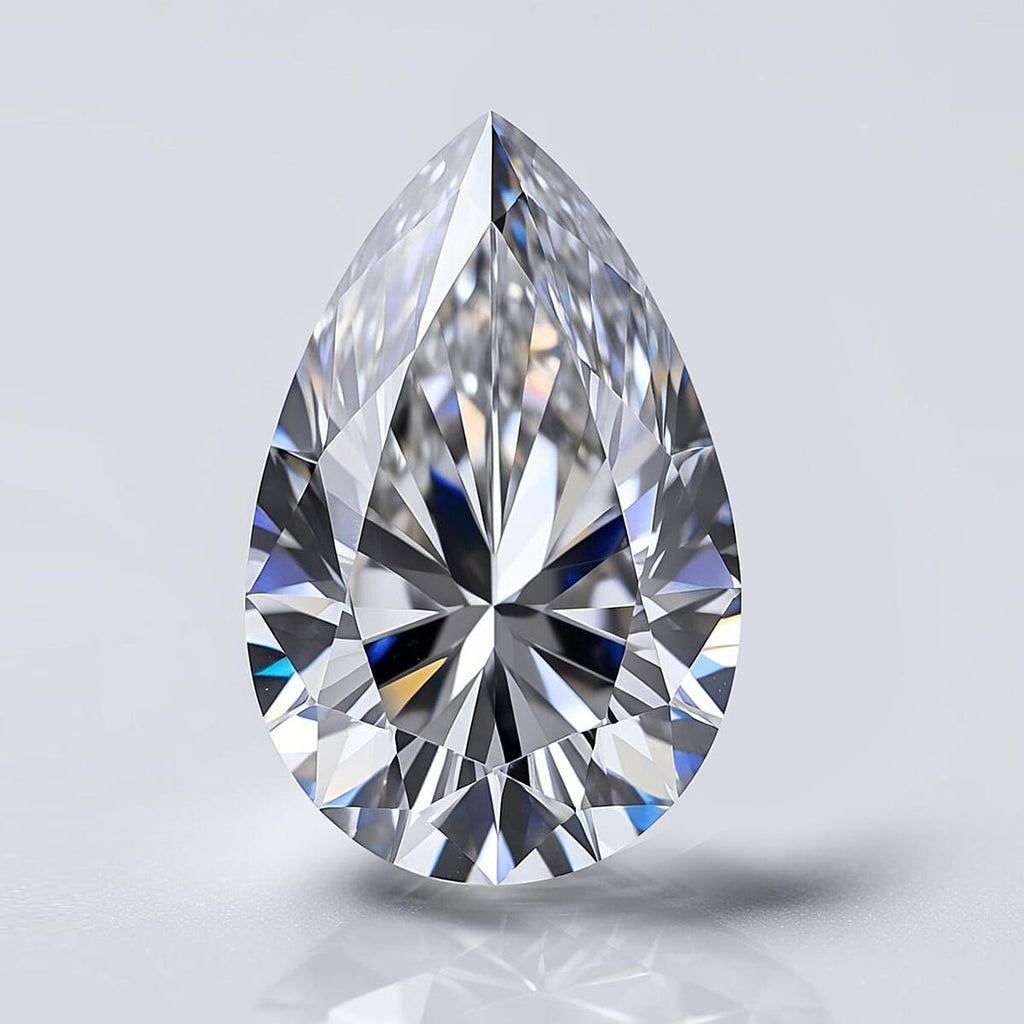 First Time Ever- IGI Certified VS-G Pear Cut Lab Grown Loose Diamond 7.03 Ct