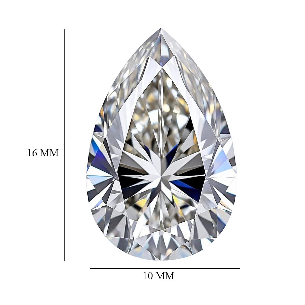 LUXURIANT 7 Ct. Loose Lab Grown Diamond in Pear Shape, IGI Certified (VS-G) 7980880 3