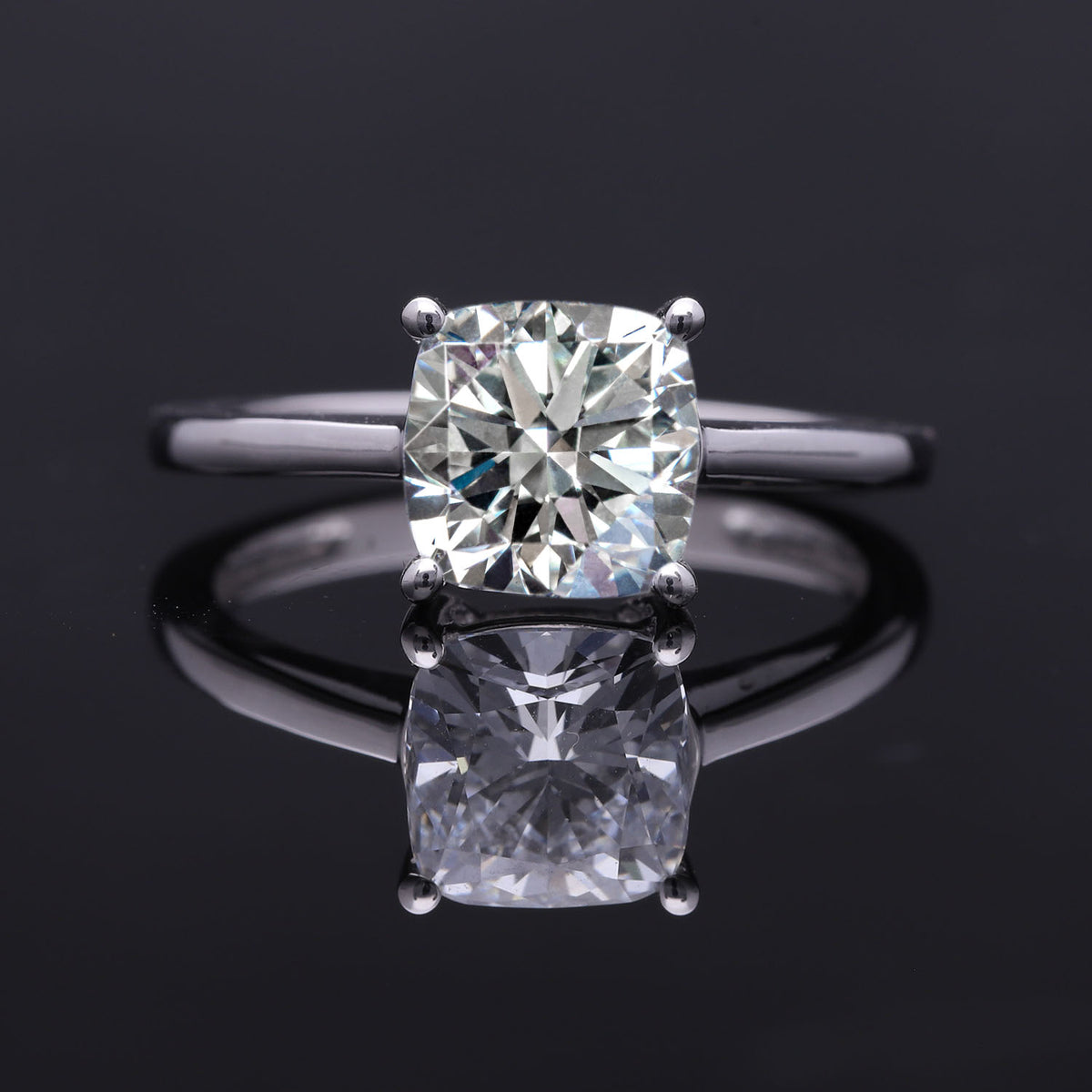 LUXURIANT  950 Platinum IGI Certified VS/GH Lab Grown Diamond Ring 3 Cts 7980926 1