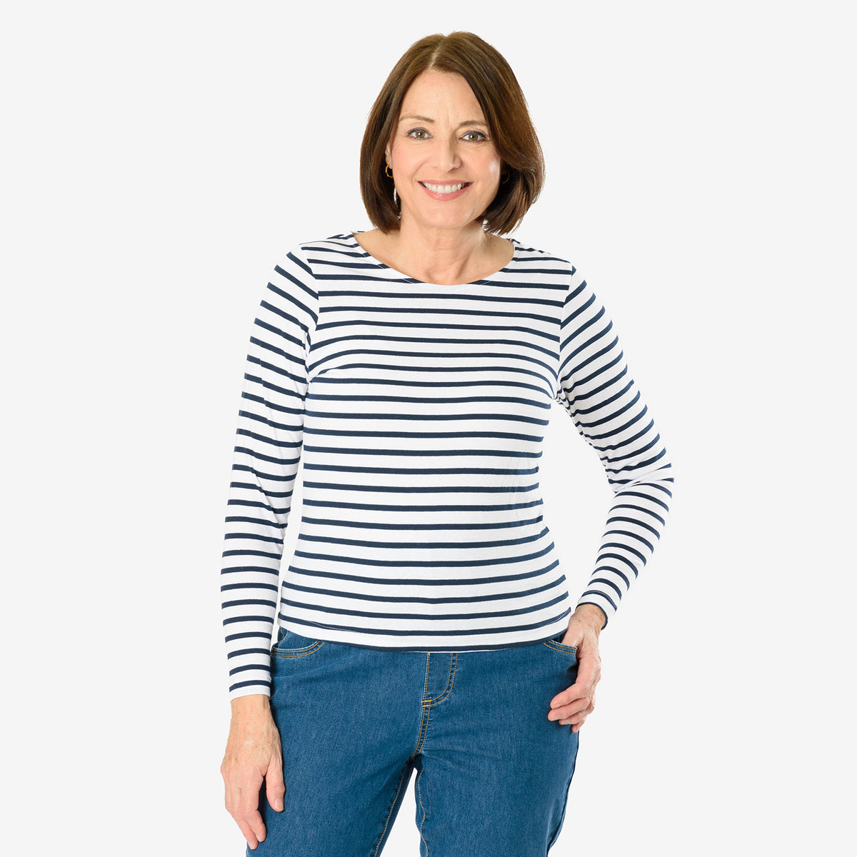 AVON Cotton Knitted TShirt  - Blue V32512527 0