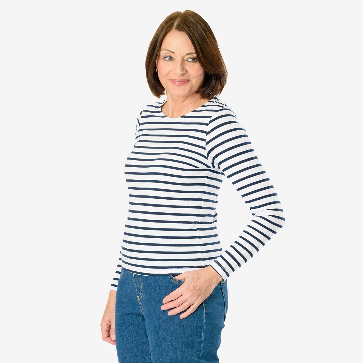 AVON Cotton Knitted TShirt  - Blue V32512527 1