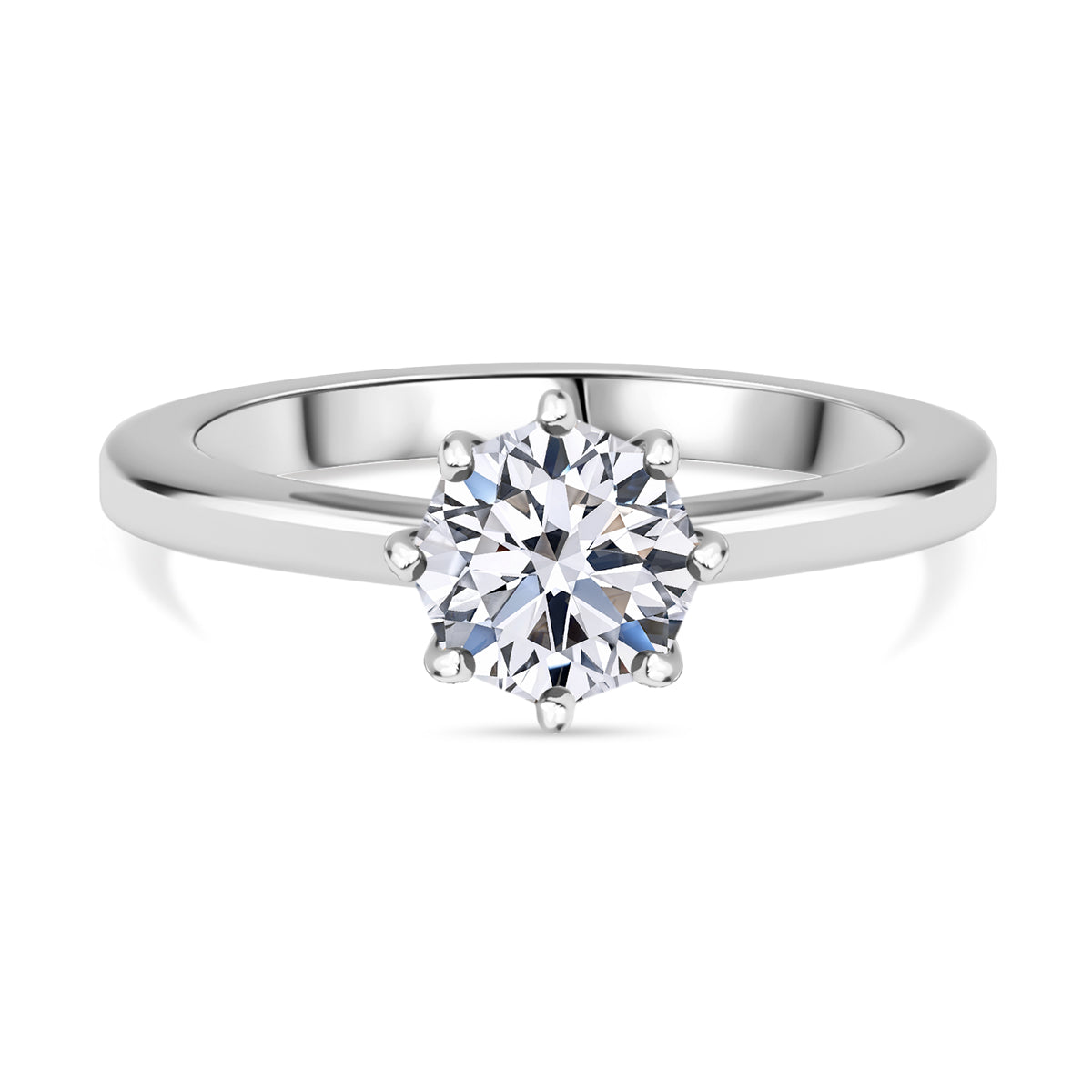 Luxuriant - 950 Platinum SGL Certified Octillion Lab Grown Diamond (VS/G-H) Solitaire Ring 1.00 Ct._7982772