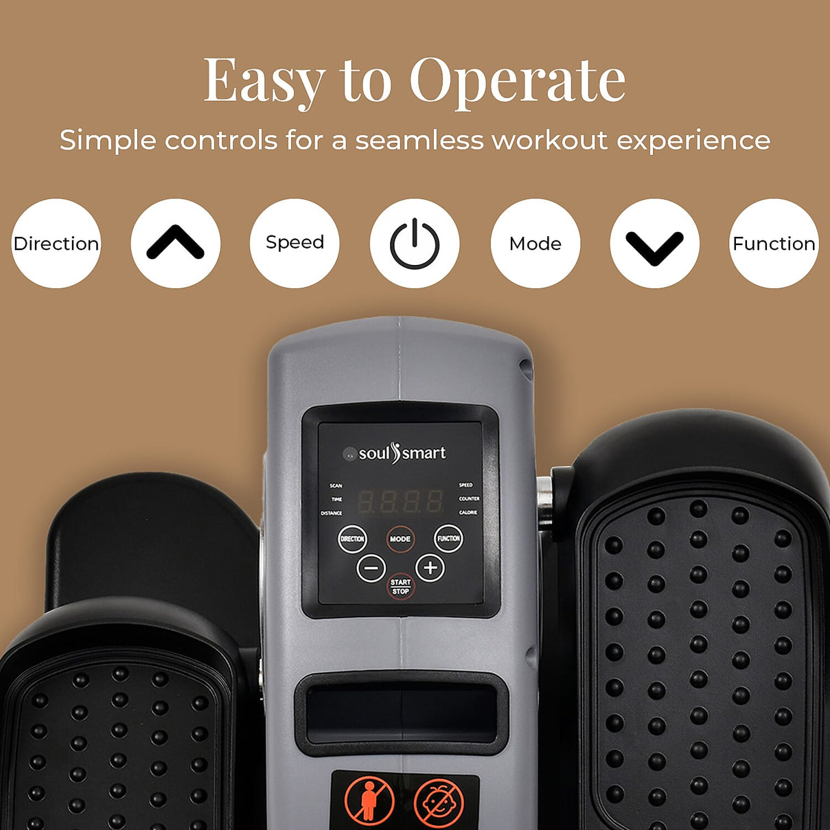 Soulsmart Electric Stepper with Remote &amp; LCD Display - Grey 7983599 4