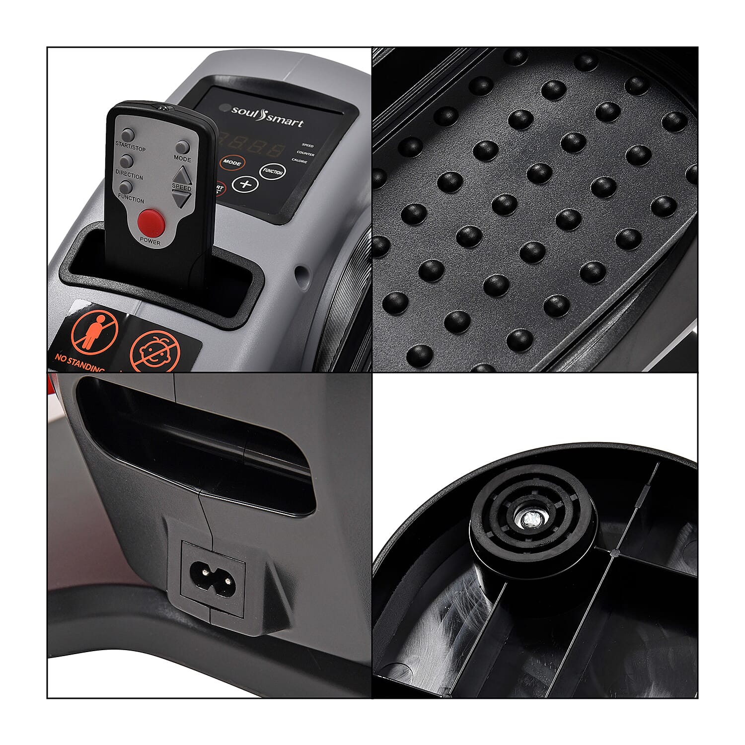 Soulsmart Electric Stepper with Remote &amp; LCD Display - Grey 7983599 8