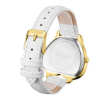 Gamages Of London Limited Edition Sweet Heart Ladies Swiss Movement Diamond Watch With Leather Strap - White_7984358_4