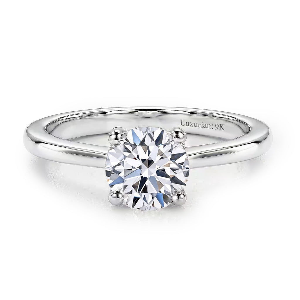 Luxuriant 9K White Gold SGL Certified (VS/GH) Lab Grown Diamond Ring 1.00 Ct._7986474