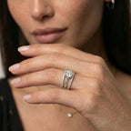 Luxuriant 9K White Gold SGL Certified (VS/GH) Lab Grown Diamond Ring 1.00 Ct._7986474_2