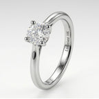 Luxuriant 9K White Gold SGL Certified (VS/GH) Lab Grown Diamond Ring 1.00 Ct._7986474_3