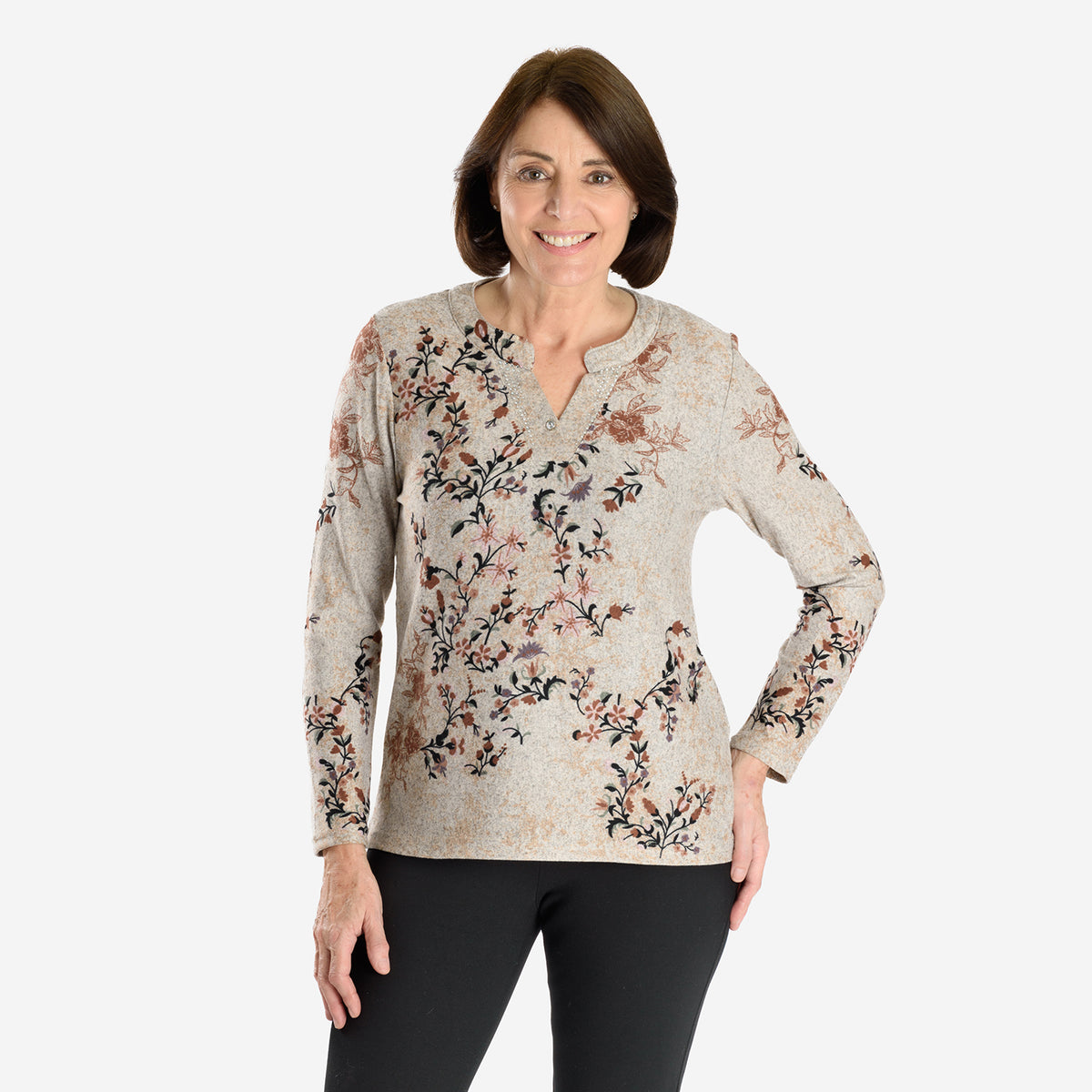 Sugar Crisp  Blouse - Brown V32614619 0