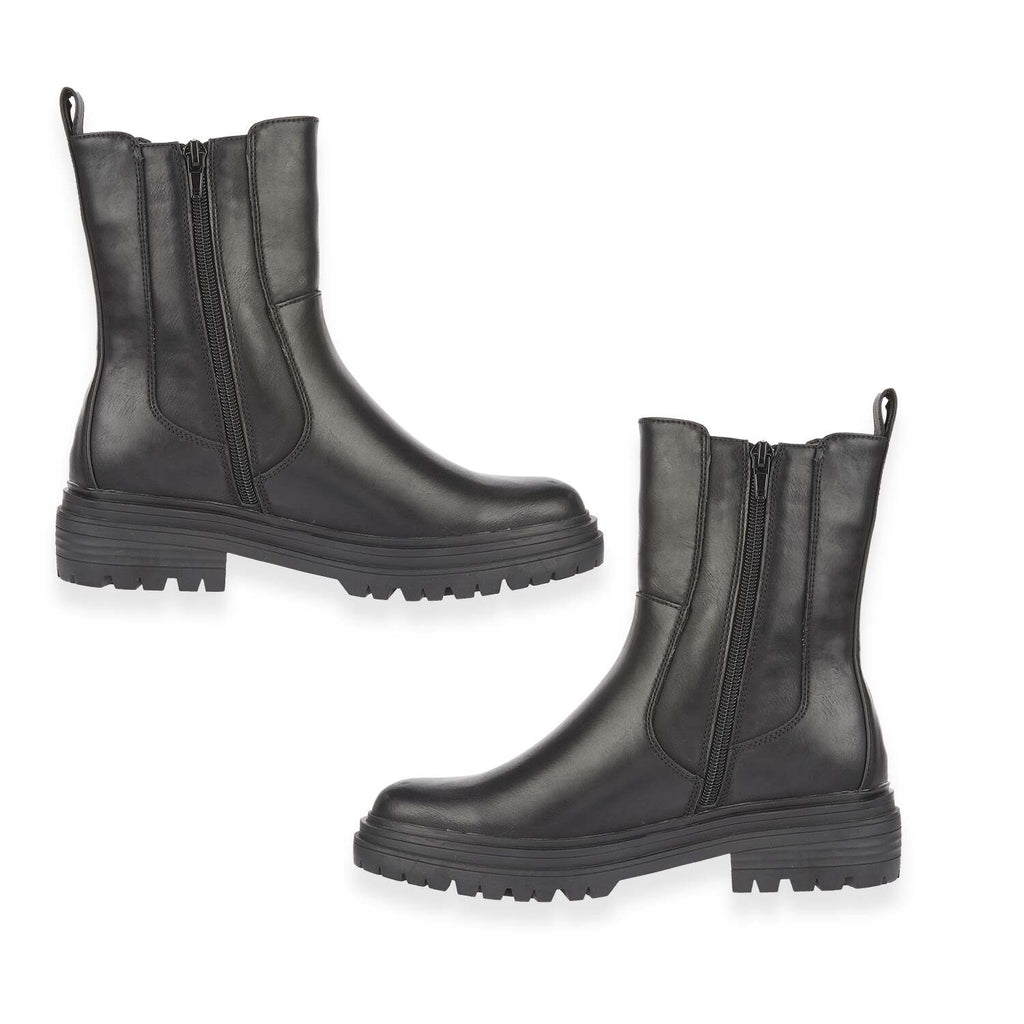 Shoes By Emma Gabrielle Ladies Chunky Lug Sole Chelsea Boots (Size 6) - Black_7988633_1