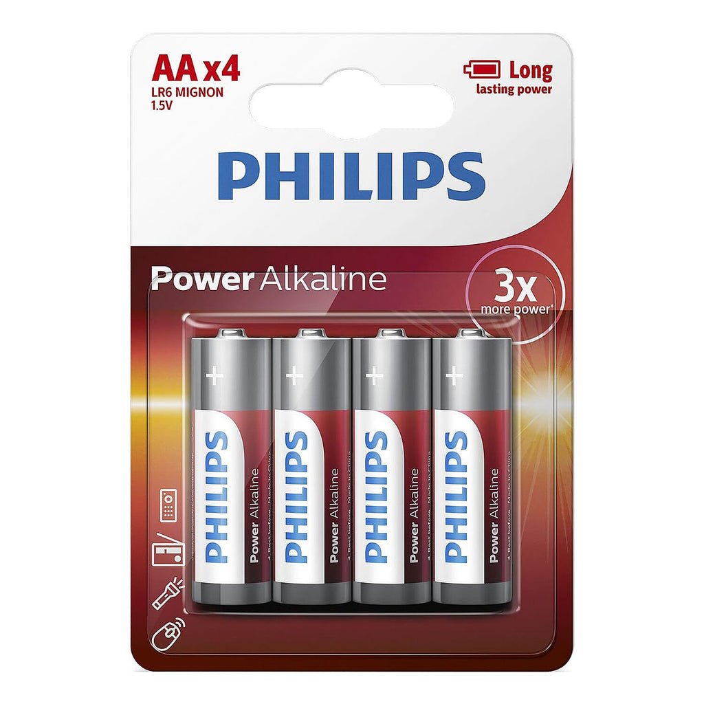Philips Pack of 4 - Power Alkaline AA Batteries_7990675_1