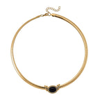Lapis Lazuli & Interchangeable Multi Gemstones Necklace (Size -18-2 Ext) in Yellow Tone 59.50 Ct.