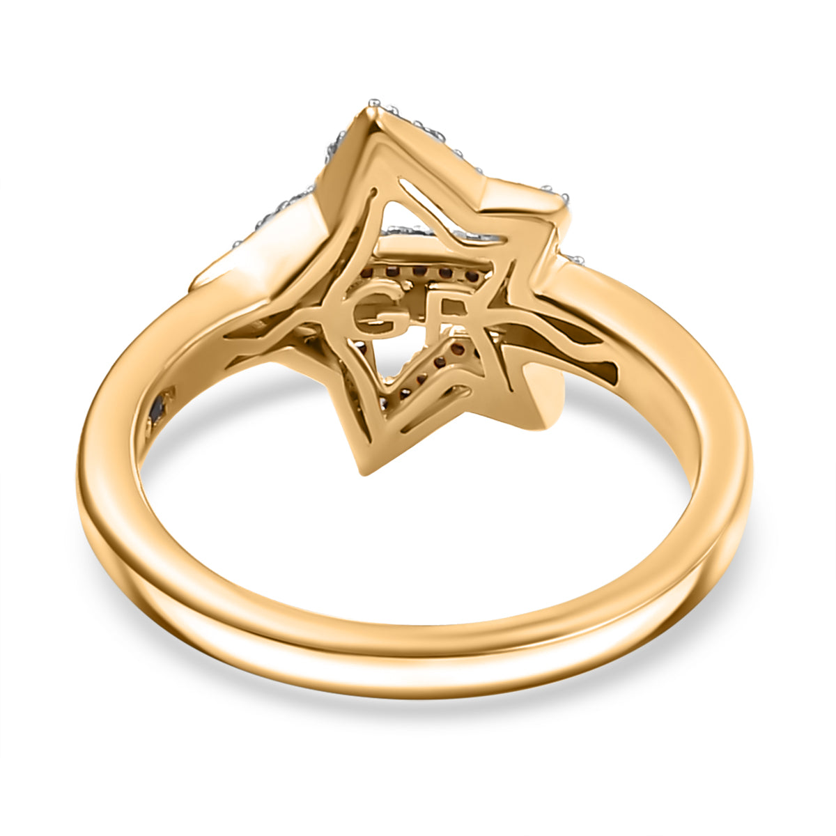 GP Celestial Collection - White Diamond Star Ring in 18K Vermeil Yellow Gold Plated Sterling Silver 7991040 5