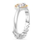 GP - Amore Collection White Diamond & Blue Sapphire Ring in 18K Vermeil Yellow Gold Plated & Rhodium Overlay Sterling Silver_7991069_4