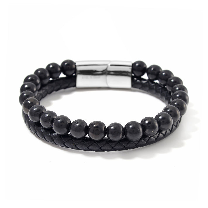 Natural Shungite Beads Bracelet (Size - 8)  90.00 Ct. 7991802 1