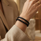 Natural Shungite Beads Bracelet (Size - 8)  90.00 Ct._7991802_1