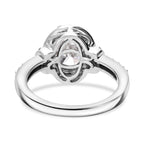 Luxuriant - 950 Platinum IGI Certified Lab Grown Diamond (VS/G-H) Halo Ring 2.51 Ct, Platinum Wt. 6.08 Gms._7992406_5