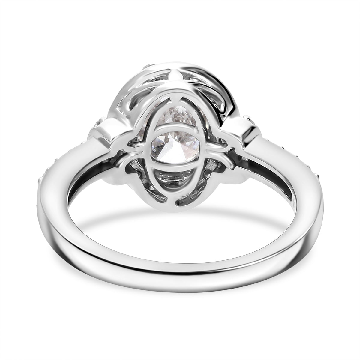 LUXURIANT 2.5 Ct. Lab Grown Diamond Halo Ring in 950 Platinum, IGI Certified 7992406 5