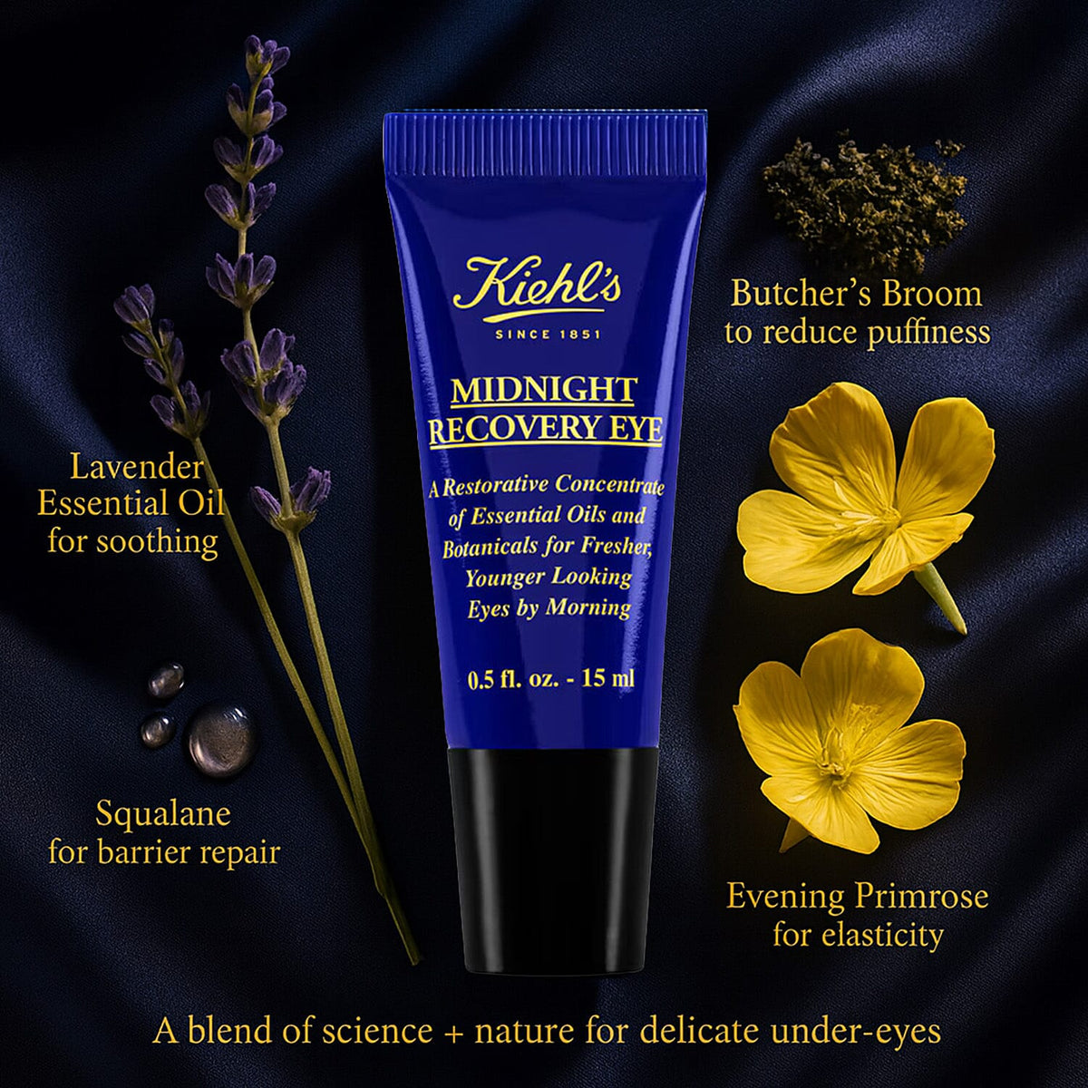 Kiehl's Midnight Recovery Eye  - 15ml 7992462 2