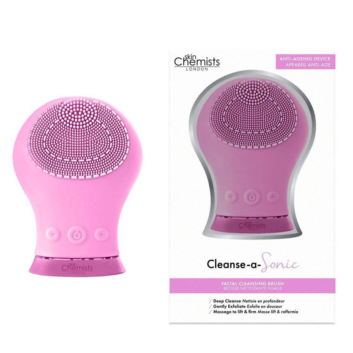 SkinChemists Sonic Silicone Facial Cleansing Massager 7993399 0