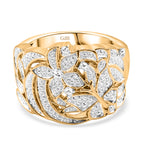 EverTrue Natural White Diamond Floral Ring_7995055