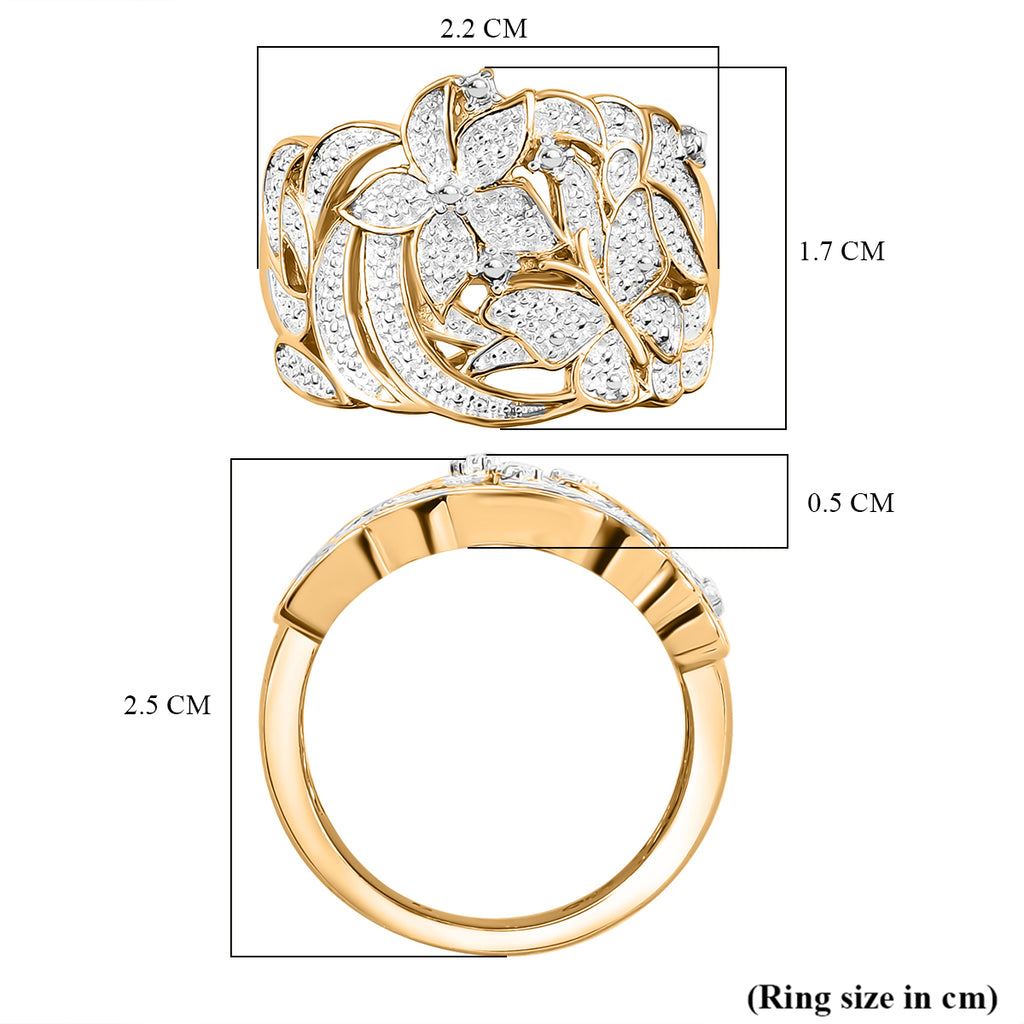 EverTrue Natural White Diamond Floral Ring_7995055_5