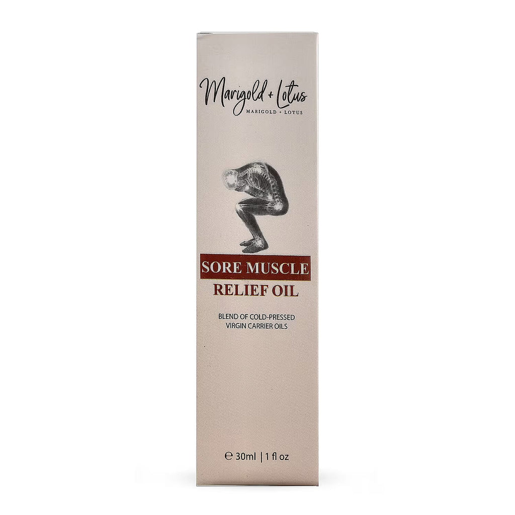 Marigold & Lotus Sore Muscle Relief Oil - 30ml