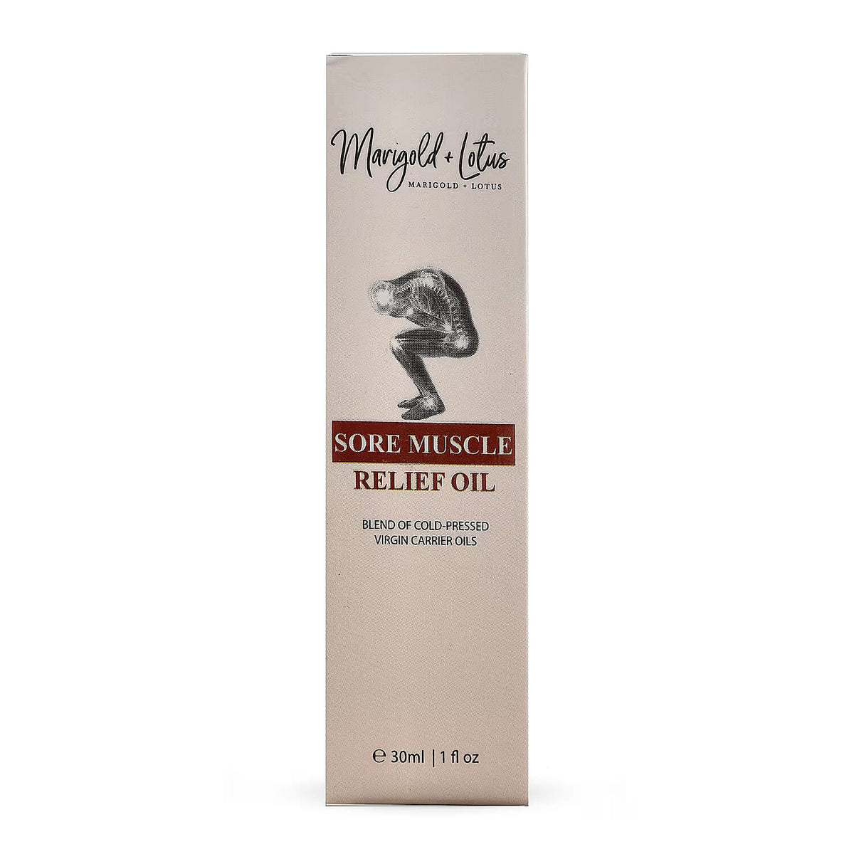 Marigold &amp; Lotus Sore Muscle Relief Oil - 30ml 7995812 2